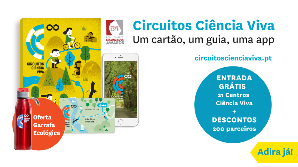 Circuitos Ciência Viva - oferta garrafa 2021 Circuitos Ciência Viva - oferta garrafa 2021