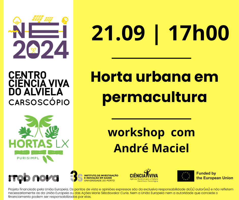 Horta Urbana em Permacultura - atividade warm-up NEI 2024