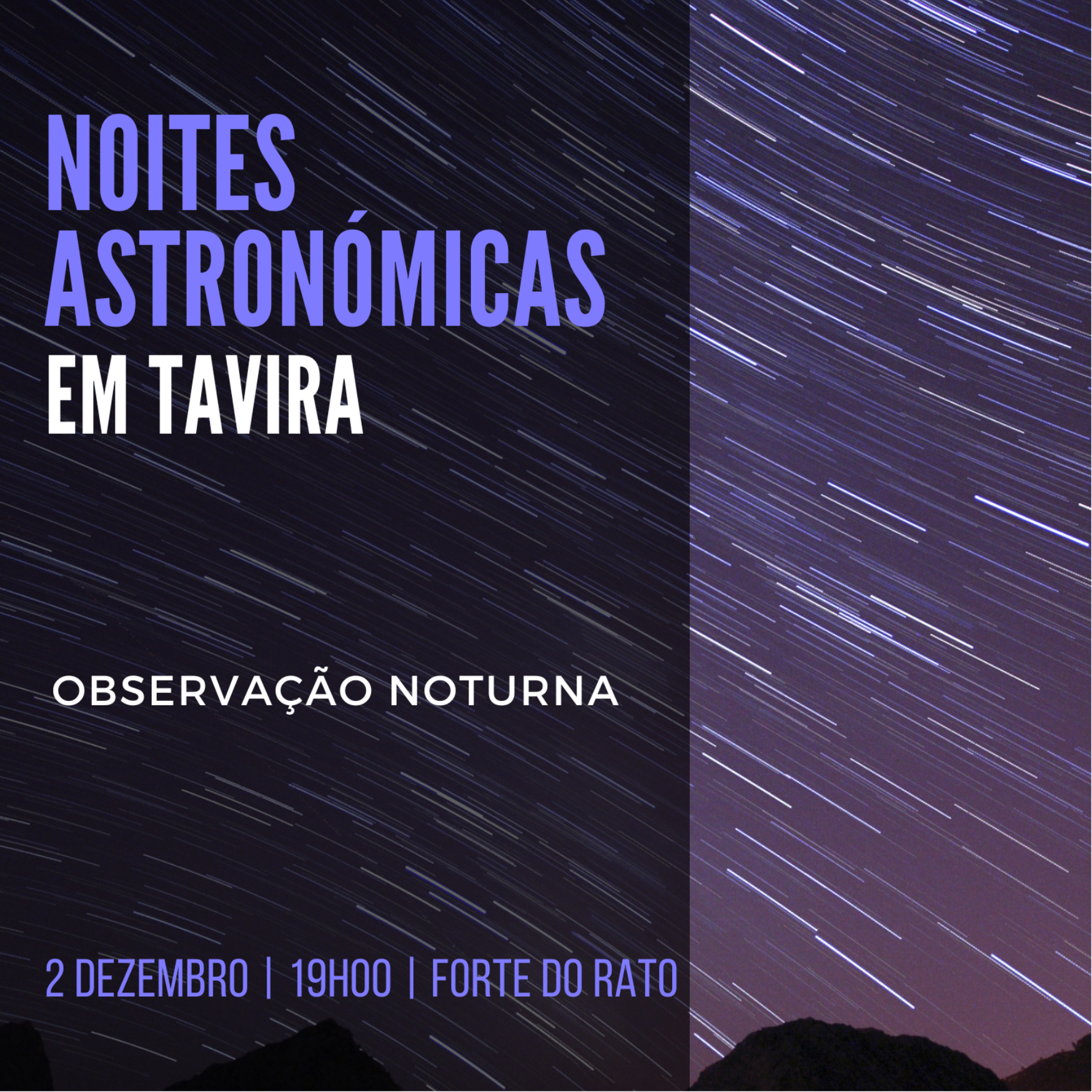 Noites Astronómicas em Tavira - Observação noturna